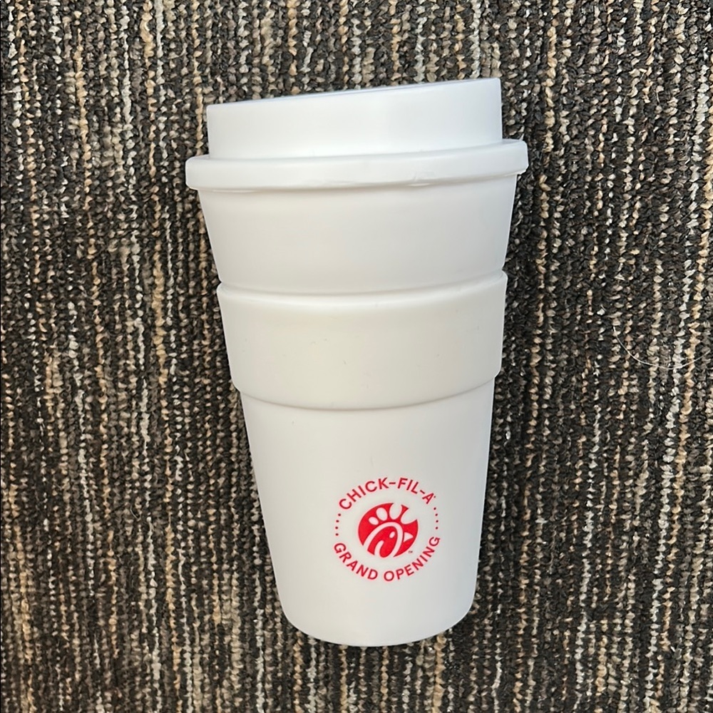 White Travel Mug